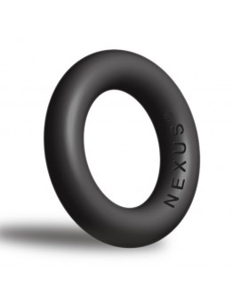 Nexus - Enduro Plus Thick Silicone Super Stretchy Cock Ring Black