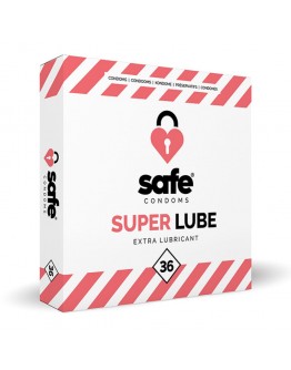 Saugus - Super Lube Condoms Extra Lubricant 36 vnt