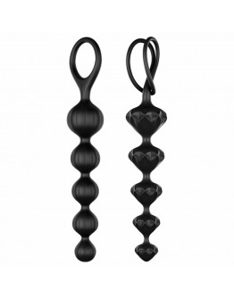 Satisfyer - Love Beads Soft Silicone Black
