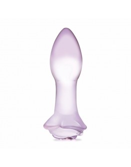 Stiklas – Rosebud Glass Butt Plug
