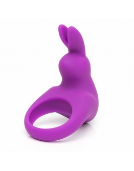 Happy Rabbit - Rechargeable Vibrating Rabbit Cock Ring Purple