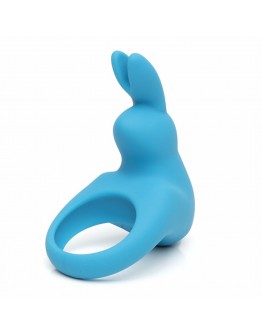 Happy Rabbit - Rechargeable Vibrating Rabbit Cock Ring Blue