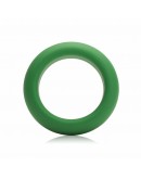 Je Joue – silikoninis C formos žiedas, vidutinio tempimo žalias