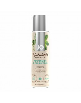 System JO - Naturals Massage Oil Peppermint & Eucalyptus 120 ml