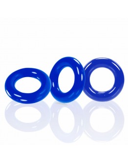 Oxballs - Willy Rings 3-pack Cockrings Police Blue