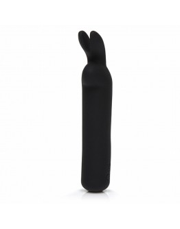 Happy Rabbit - Rechargeable Vibrating Bullet Black