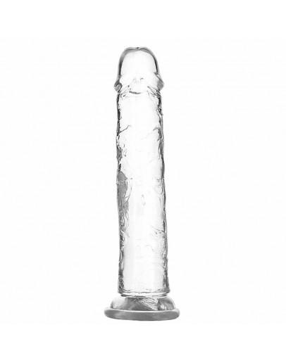 Addiction - Crystal Addiction Vertikalus dildo (be kamuoliukų) 23 cm
