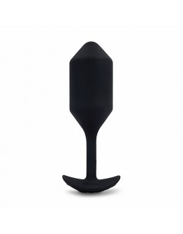 B-Vibe – vibruojantis prigludęs kištukas XL juodas