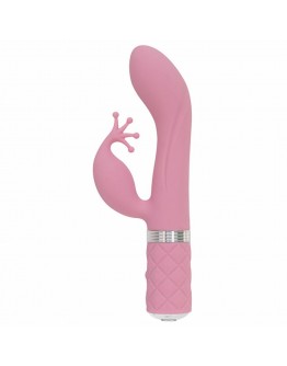 „Pillow Talk“ – „Kinky Rabbit“ ir „G-Spot“ vibratorius, rožinis