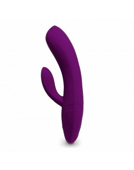 Padėtas - V.1 silikoninis triušio vibratorius, violetinis