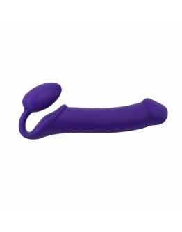 Strap-On-Me – pusiau tikroviškas lankstomas dirželis, purpurinis L dydis