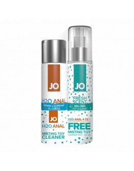 System JO - Anal H2O Original Lubricant 120 ml & FREE Toy Cleaner 120 ml