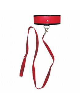 Sportsheets - Sex & Mischief Leash & Collar Red