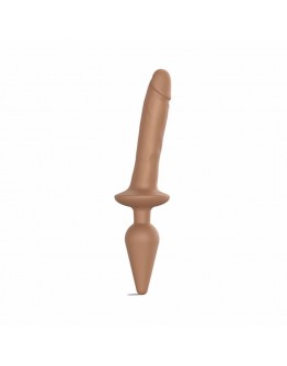 Strap-On-Me - Switch Plug-in Realistic Dildo Caramel S