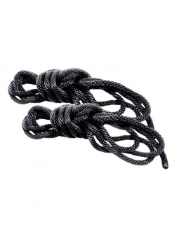 S&M – šilko virvių rinkinys juodas