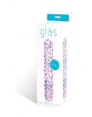 Stiklas – Purple Rose Nubby Glass Dildo