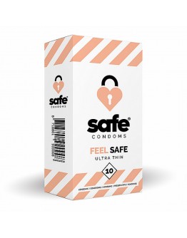 Safe - Feel Safe Prezervatyvai Ultra-Thin 10 vnt