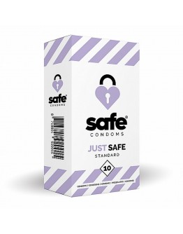 Safe - Just Safe Prezervatyvai Standartiniai 10 vnt