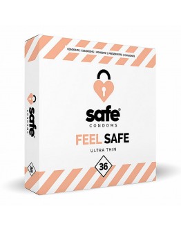 Safe - Feel Safe Prezervatyvai Ultra-Thin 36 vnt