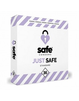 Safe - Just Safe Prezervatyvai Standartiniai 36 vnt
