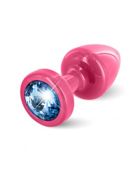 Diogol - Anni Butt Plug Round Pink & Blue 25 mm