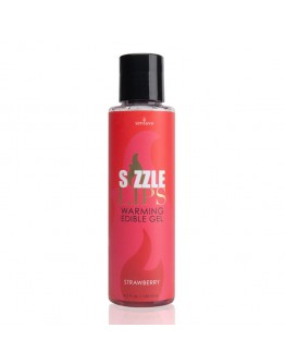 Sensuva - Sizzle Lips Strawberry Warming Edible Gel 125 ml
