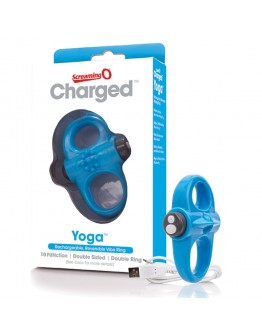 Screaming O – Charged Yoga Vibe žiedas mėlynas