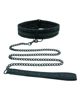 Sportsheets - Midnight Lace Collar and Leash