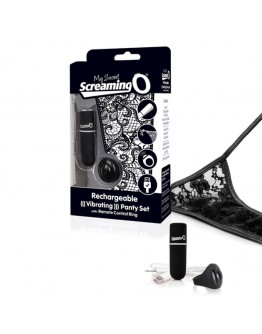 The Screaming O – Charged Remote Control Panty Vibe Black