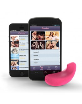 Vibease – iPhone ir Android vibratoriaus versija rožinė