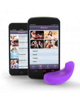 Vibease – „iPhone“ ir „Android“ vibratoriaus versija, violetinė