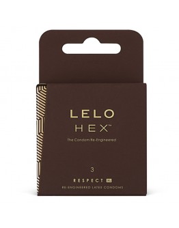 Lelo – HEX prezervatyvai Respect XL 3 pak
