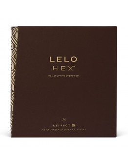 Lelo - HEX prezervatyvai Respect XL 36 pak
